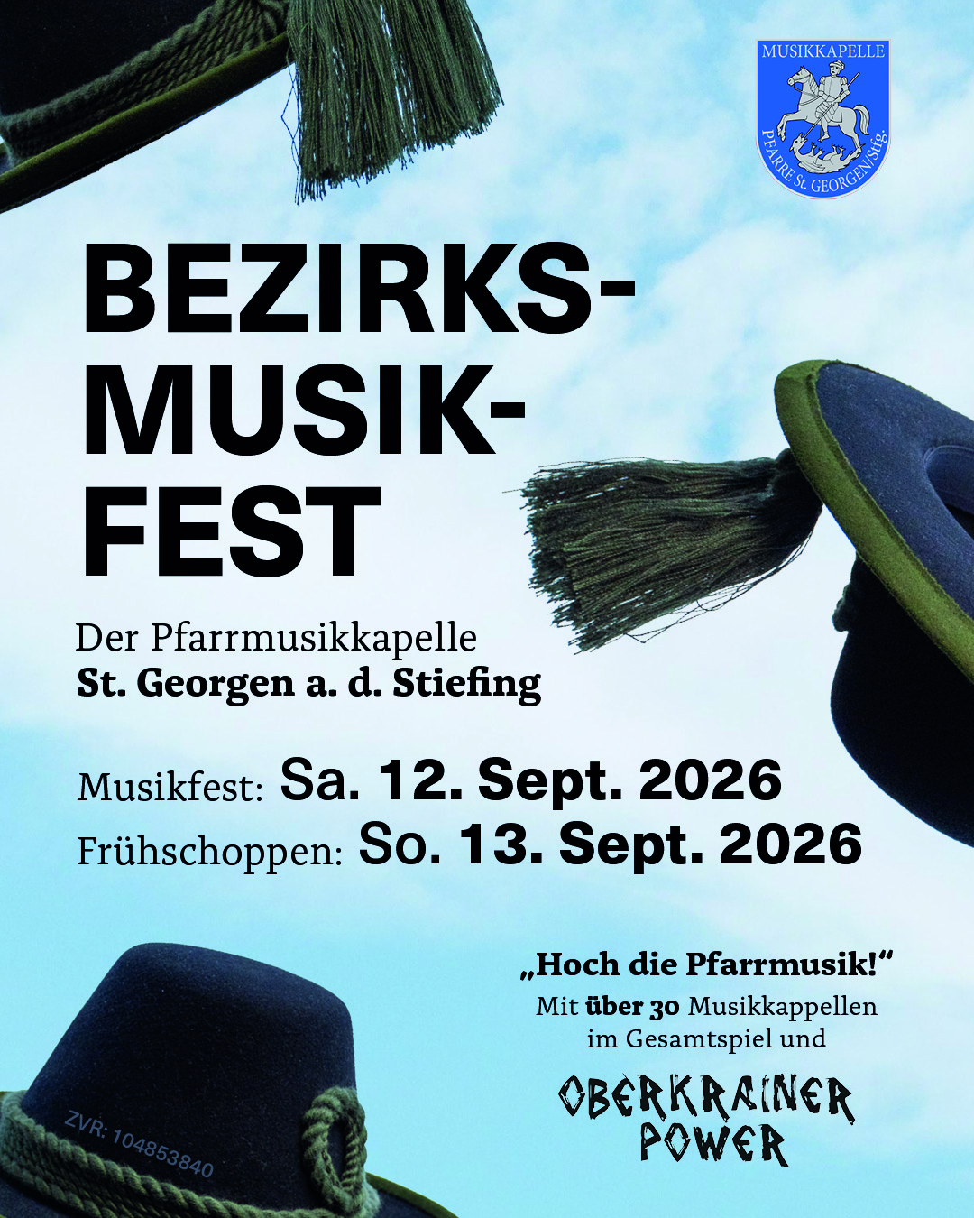 Bezirksmusikfest 2026 - Pfarrmusikkapelle St. Georgen an der Stiefing