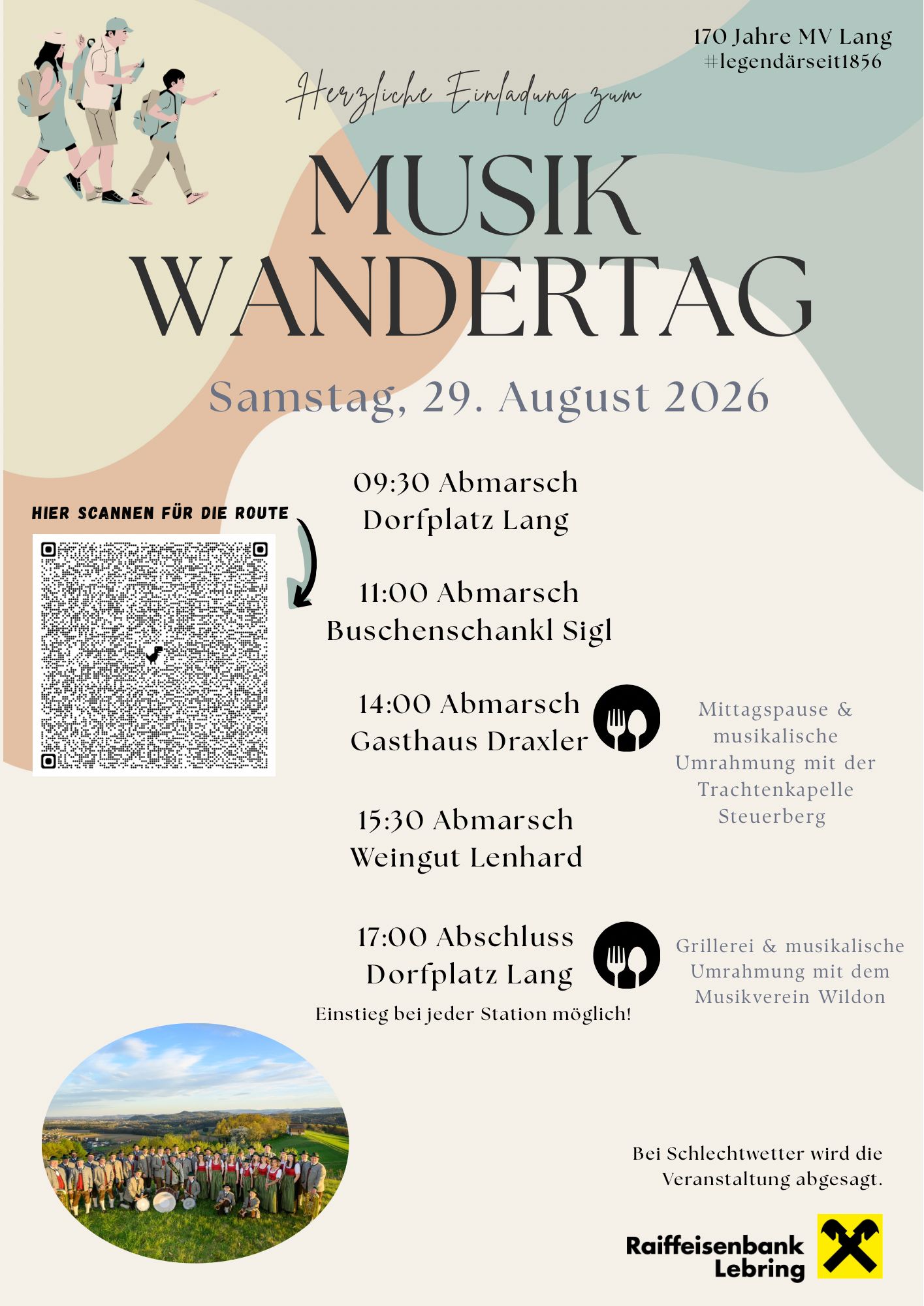 Musikwandertag des MV-Lang